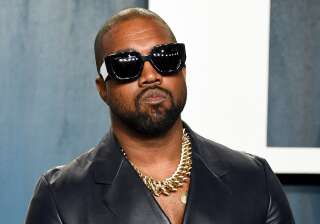 Kanye West à la soirée des Oscar à Beverly Hills, le 9 février 2020.