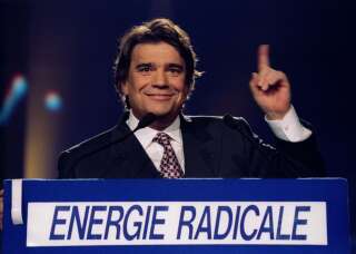 Bernard Tapie (ici en 1994) l'arme de Mitterrand contre l'extrême droite (et contre Rocard)