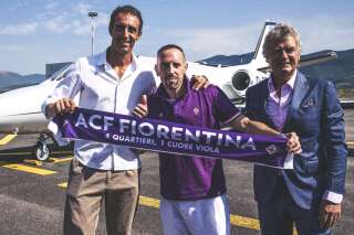 Franck Ribéry arrive en rock-star à la Fiorentina