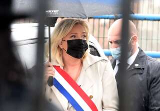 Marine Le Pen, ici à Hénin-Beaumont, le 8 mai 2021.