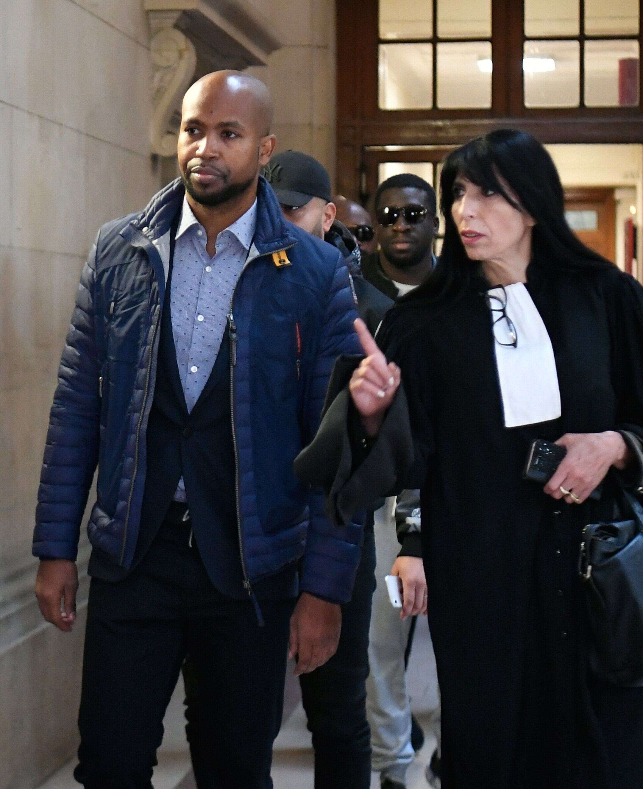 Le rappeur Rohff et son avocate lors du procès en octobre 2017.