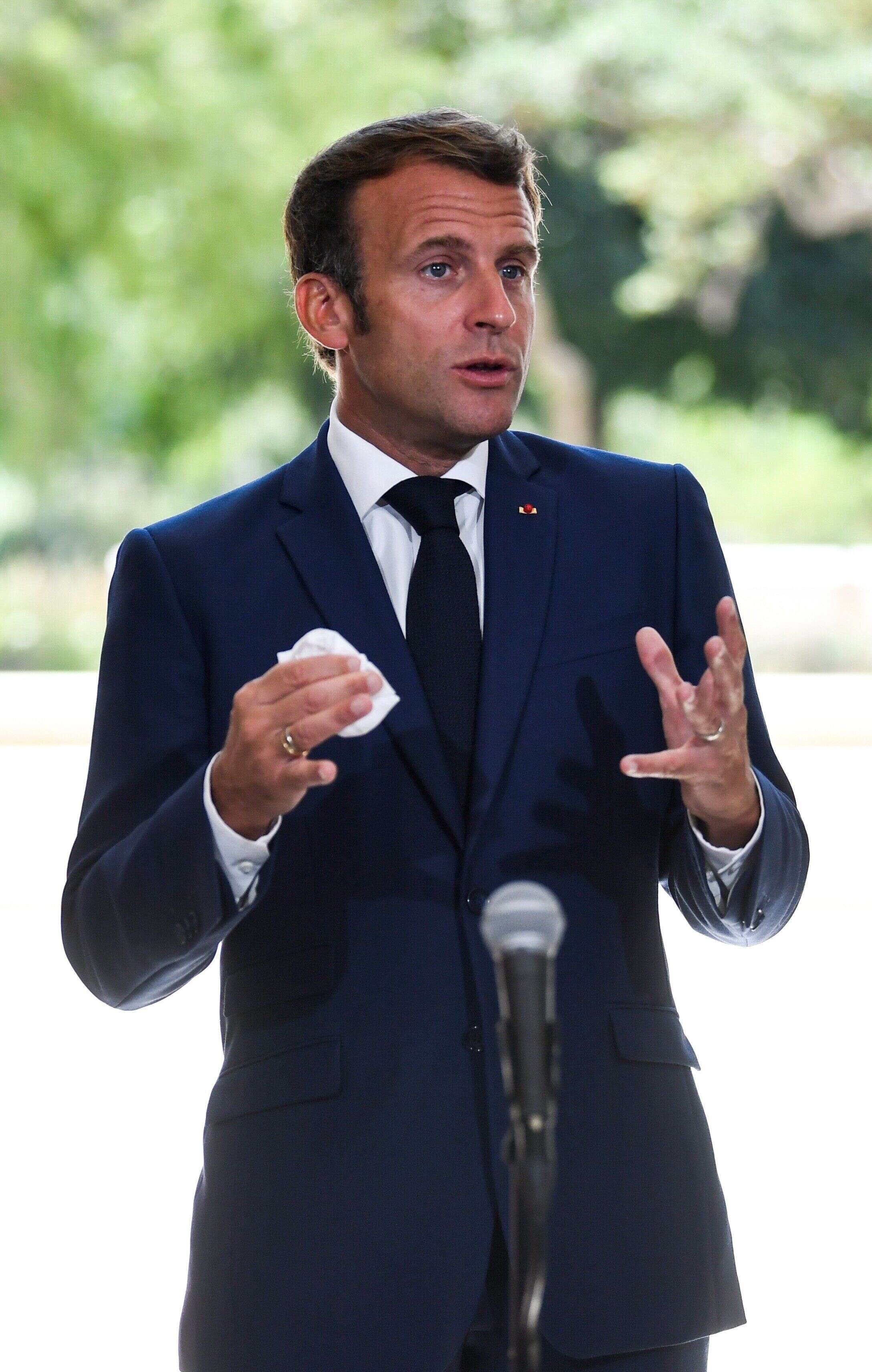 Emmanuel Macron, ici à Toulon le 4 août 2020.