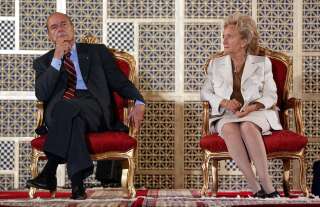 Jacques et Bernadette Chirac à Tangiers en octobre 2003