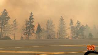 Le village de Lytton, au Canada, est parti en fumée dans de violents incendies en pleine canicule. (phoot prise le 30 juin)