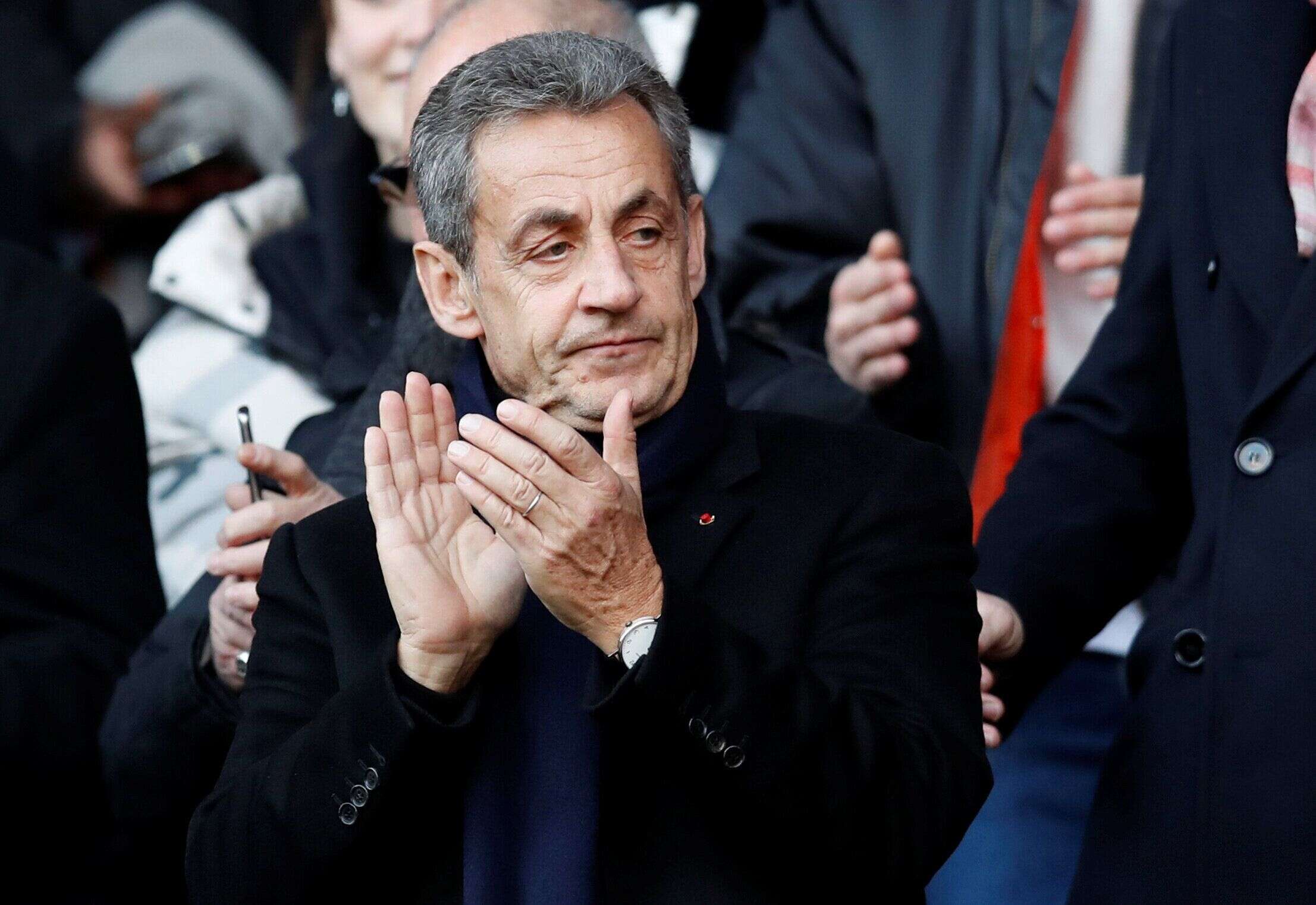 Les journalistes du groupe Lagardère s'inquiètent de l'arrivée de Sarkozy (ici le 39 février au Parc des Princes)
