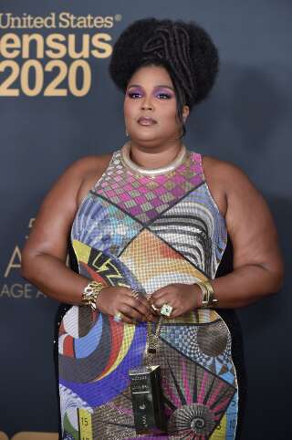 Lizzo, sur le tapis rouge de la 51e édition des NAACP Image Awards, au mois de février 2020.