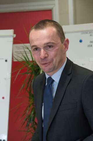 Olivier Dussopt, ministre des Comptes publics, le 23 septembre 2021 à Brignoles.