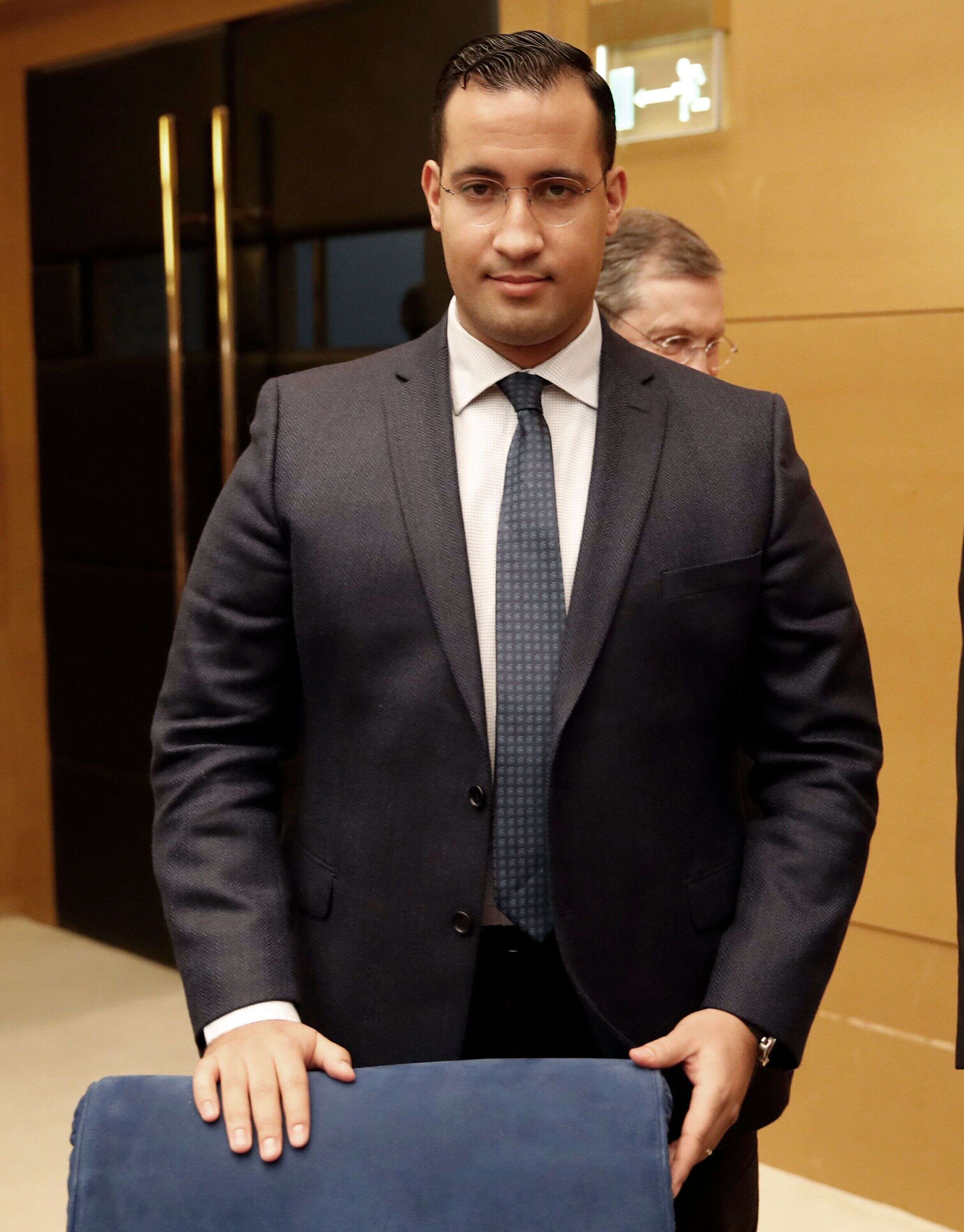 Alexandre Benalla face à la commission du Sénat en janvier 2019