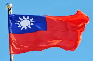 Le drapeau de Taïwan.