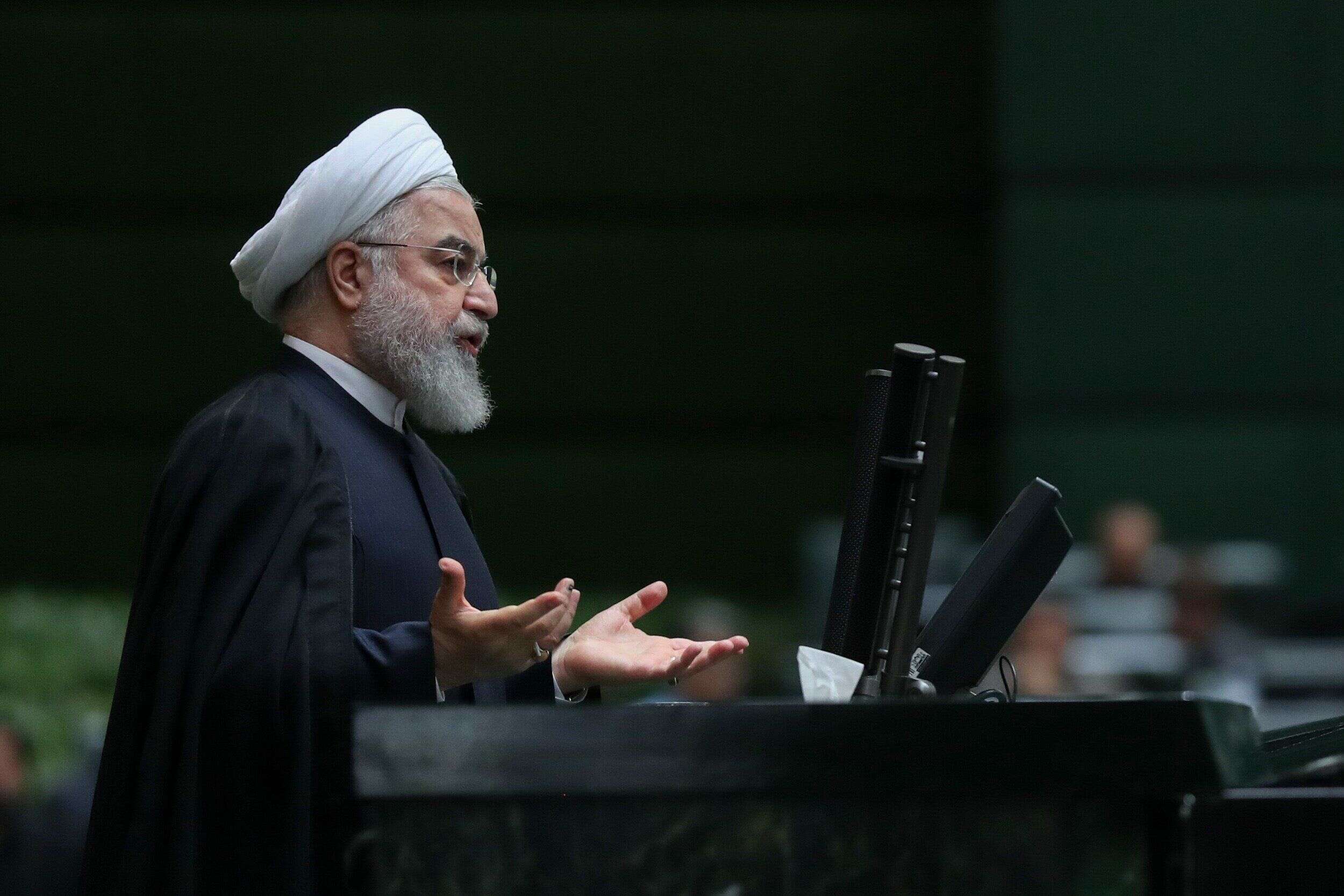 Nucléaire: L'Iran abandonne toute limite en recherche et développement (ici Hassan Rohani, le 3 septembre à Téhéran) <a data-ved=