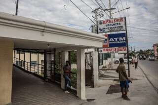 L'hôpital où ont été emmenés les deux Français blessés mortellement à Port-au-Prince.