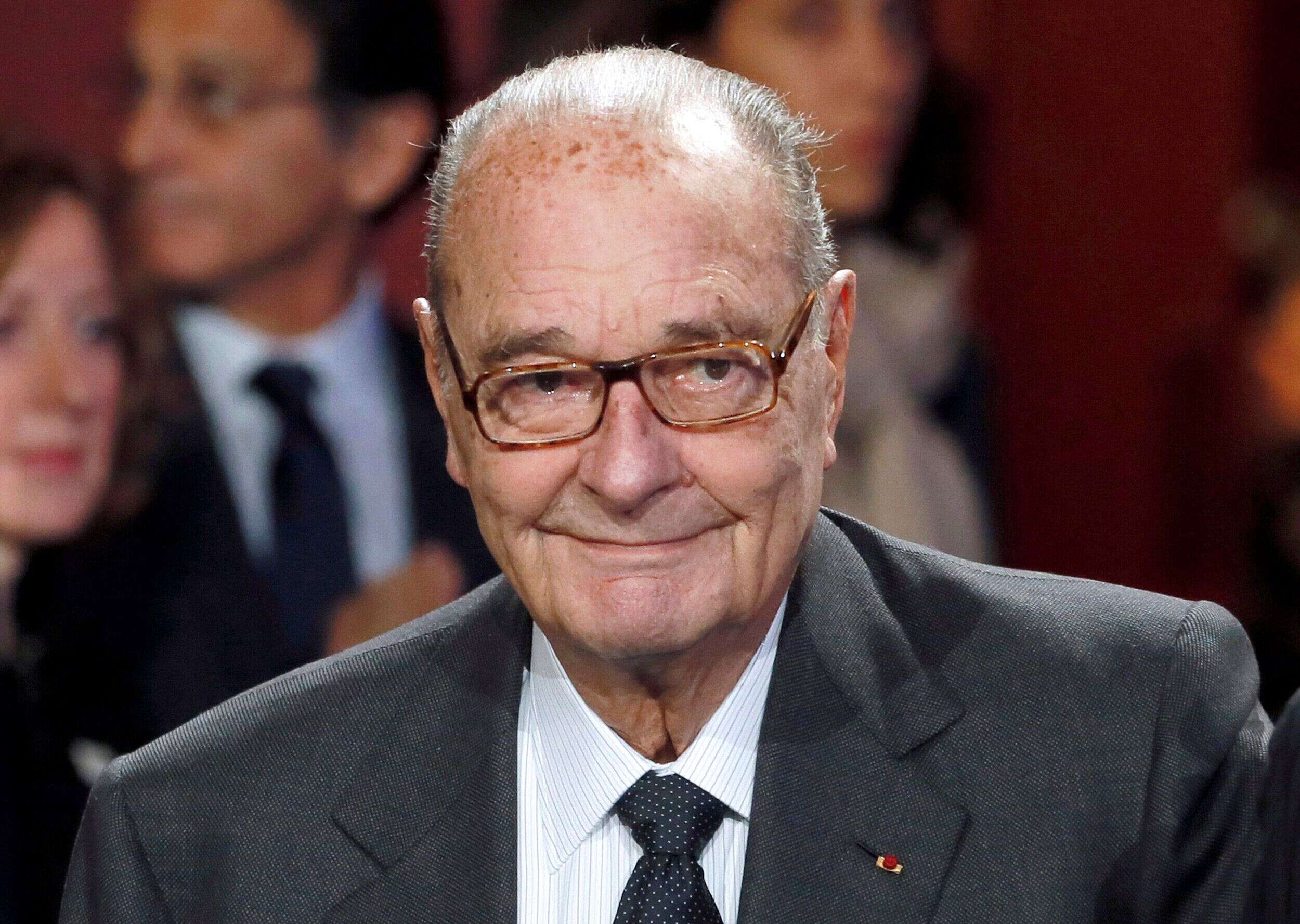 Jacques Chirac lors d'une cérémonie au musée du Quai Branly à Paris en 2014.