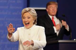 Hillary Clinton et Donald Trump le 19 octobre 2016 à Las Vegas lors d'un des débats présidentiels (photo d'illustration)