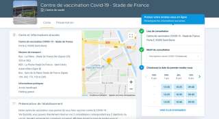 Sur Doctolib, et alors que le vaccinodrome du stade de France ouvre ses portes ce mardi 6 avril, de nombreux créneaux sont encore disponibles pour recevoir une injection du vaccin Moderna contre le covid-19.