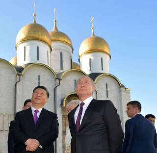 Vladimir Poutine et Xi Jinping à Moscou, le 5 juin 2019.