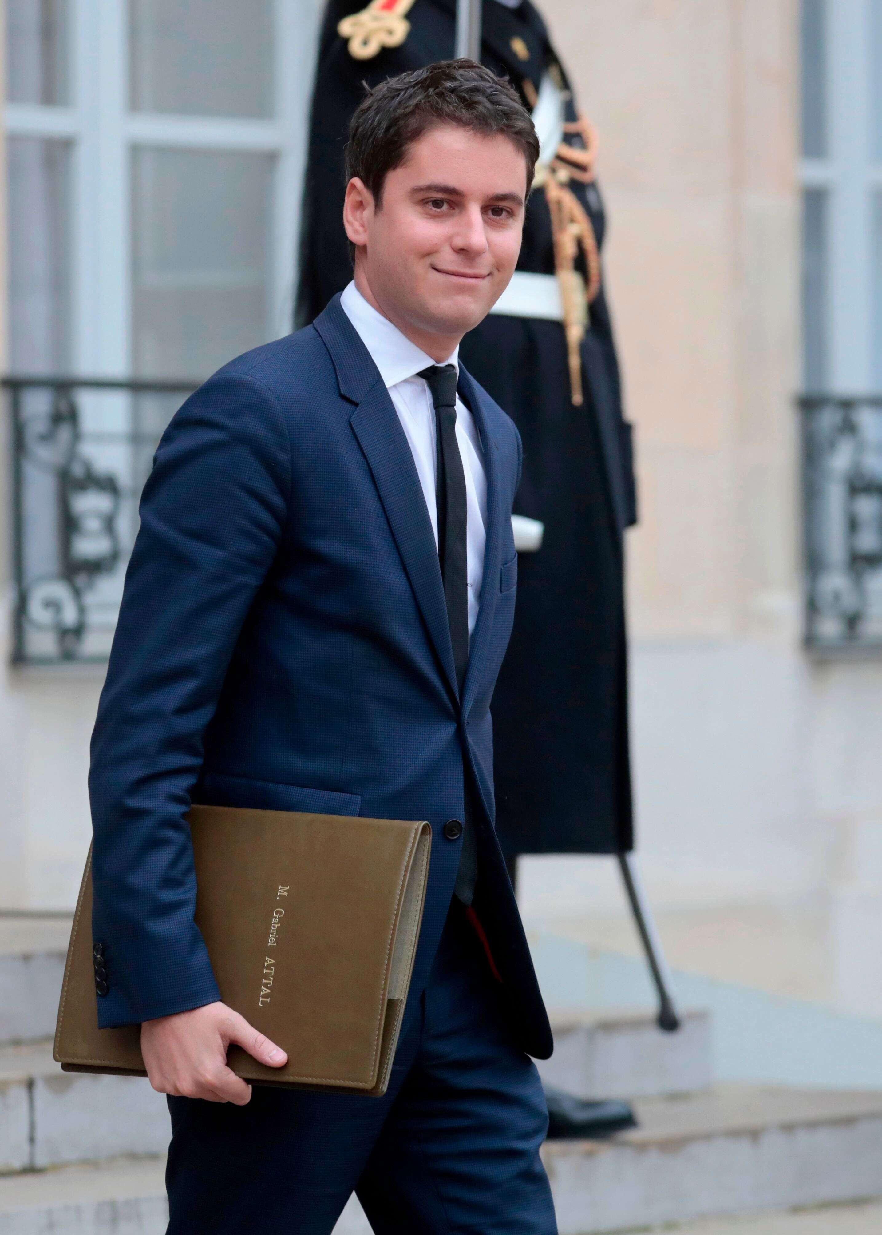 Gabriel Attal à l'Élysée le 6 mars 2019.