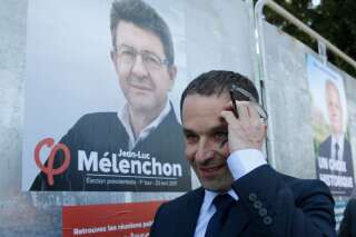 Jean-Luc Mélenchon et Benoît Hamon les deux candidats de gauche les plus bêtes du monde