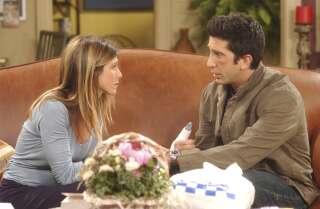 Rachel et Ross, joués par Jennifer Aniston et David Schwimmer dans l'épisode 