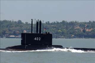 Photo du sous-marin KRI Nanggala 402.