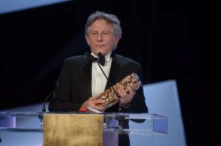 Roman Polanski recevant un César pour 