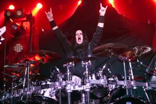 Joey Jordison en concert en Caroline du Nord le 30 juin 2017