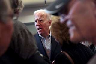 Joe Biden, ici le 2 décembre à Algona, dans l'Iowa, s'est emporté lors d'un meeting, alors qu'il était interrogé sur son fils.