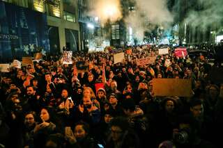 Manifestations monstres à New York et plusieurs autres villes pour protester contre la victoire de Donald Trump à l'élection présidentielle