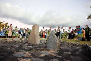 Les Polynésiens commémorent le 1er essai nucléaire le 2 juillet 2007 (Photo d'illustration)