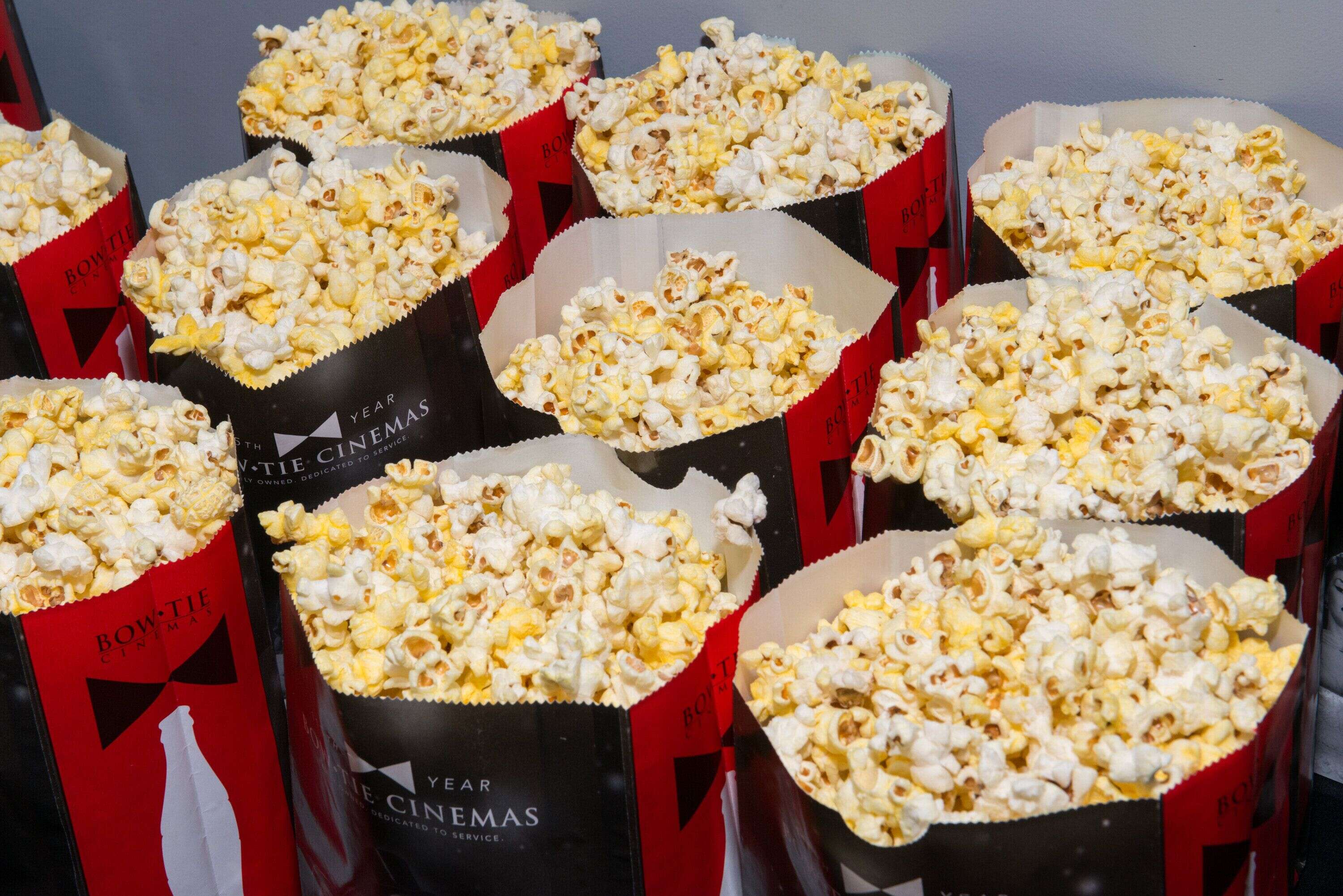 Du popcorn dans un cinéma de New York, le 10 octobre 2015 (Photo d'illustration)