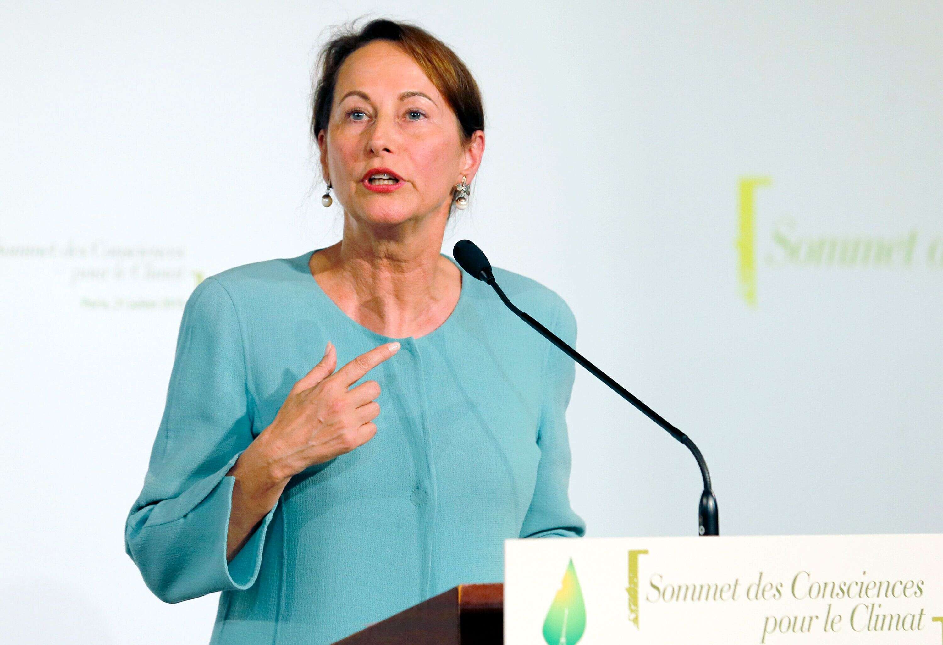 Segolène Royal Lors d'un sommet en 2015