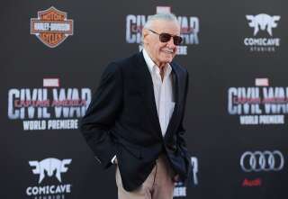 Stan Lee pris en photo le 12 avril 2016 à Hollywood en Californie.