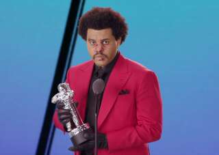 The Weeknd, ici lors des MTV Video Music Awards 2020.