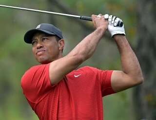 Tiger Woods en 2020.