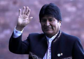Evo Morales, ici à Mexico en décembre 2018 pour une inauguration, a demandé l'asile politique au Mexique, qui le lui a accordé.