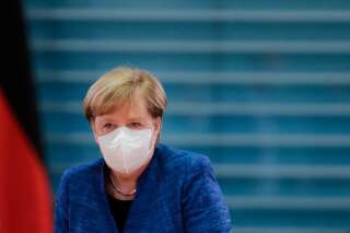 La chancelière allemande Angela Merkel, ici à Berlin le 21 octobre, a annoncé de nouvelles mesures drastiques pour lutter contre le coronavirus.