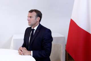 Emmanuel Macron ce 19 août à Brégançon lors d'une visioconférence dédiée à la crise en Biélorussie.