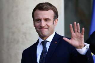 Emmanuel Macron photographié à l'Élysée