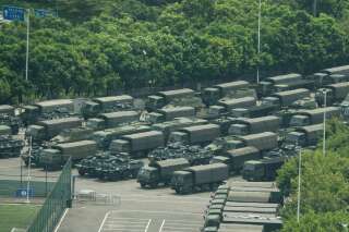 La Chine a massé des forces militaires à Shenzen, tout près de Hong Kong. L'armée chinoise se tient prête à intervenir.