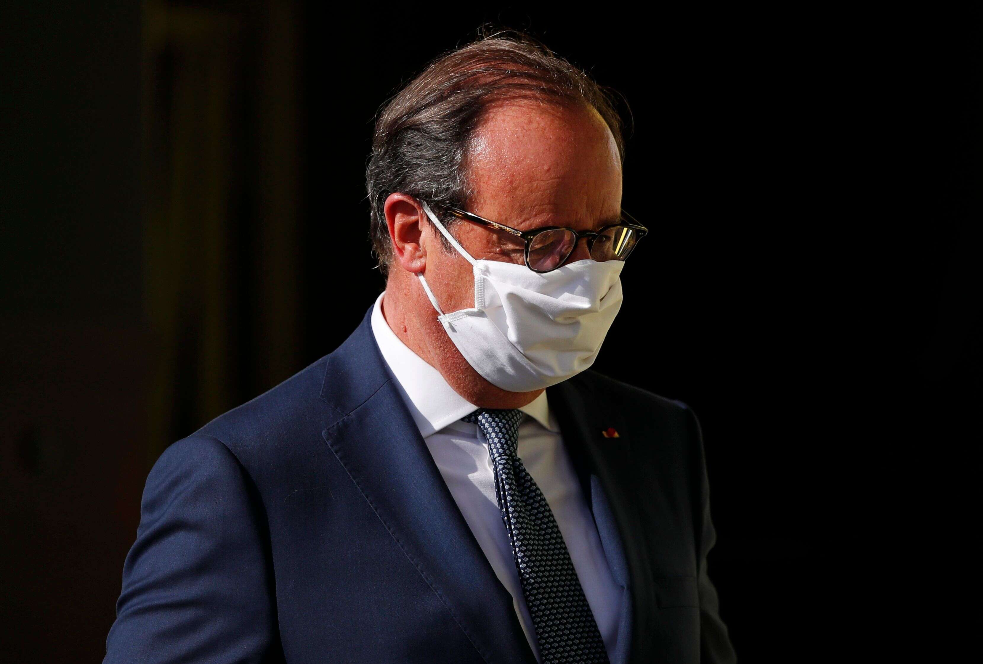 François Hollande le 12 septembre 2020 à Sarran