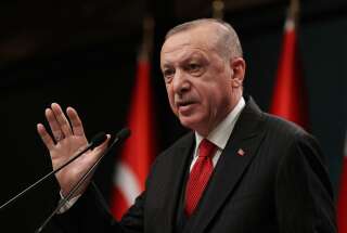 Recep Tayyip Erdogan à Ankara le 30 novembre 2020 (Turkish Presidency via AP, Pool)