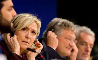 Marine Le Pen (ici le 13 juin 2019) vole au secours de son directeur de campagne épinglé dans une enquête du Monde