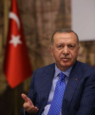 Recep Tayyip Erdogan, ici le 13 octobre, a rejeté la médiation américaine pour un cessez-le-feu avec les Kurdes en Syrie.