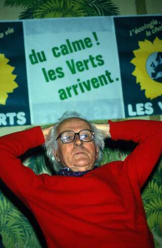 René Dumont, ici en 1986, fut le premier candidat écologiste à la présidentielle, en 1974. Son discours est plus que jamais d'actualité.