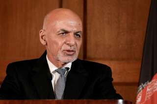 Afghanistan's President Ashraf Ghani speaks during a news conference following his meeting with U.S. President Joe Biden, at the Willard Hotel in Washington, D.C., U.S., June 25, 2021. REUTERS/Ken Cedeno REFILE-CORRECTING LOCATION