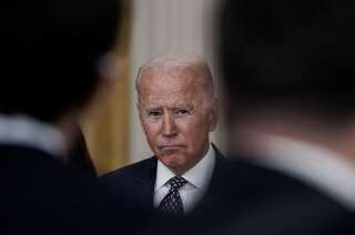 Photo de Joe Biden lors de son allocution sur la situation en Afghanistan le 20 août 2021.