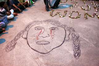 Une manifestation à Delhi, en Inde, après le viol collectif d'une étudiante de 22 ans en 2012.