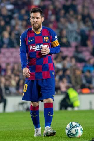 ​​Lionel Messi ici lors de FC Barcelone-Valladolid en Liga le 29 octobre 2019.