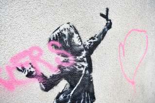 Banksy se réjouit que son œuvre de la Saint-Valentin ait été vandalisée