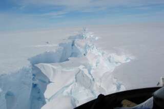 En Antarctique, la calotte glaciaire doit 