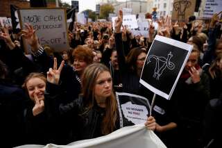 En Pologne, l'avortement est désormais quasi-interdit (Photo d'illustration: manifestation en Pologne pour le droit à l'avortement, à Varsovie en Pologne. Par REUTERS/Kacper Pempel)